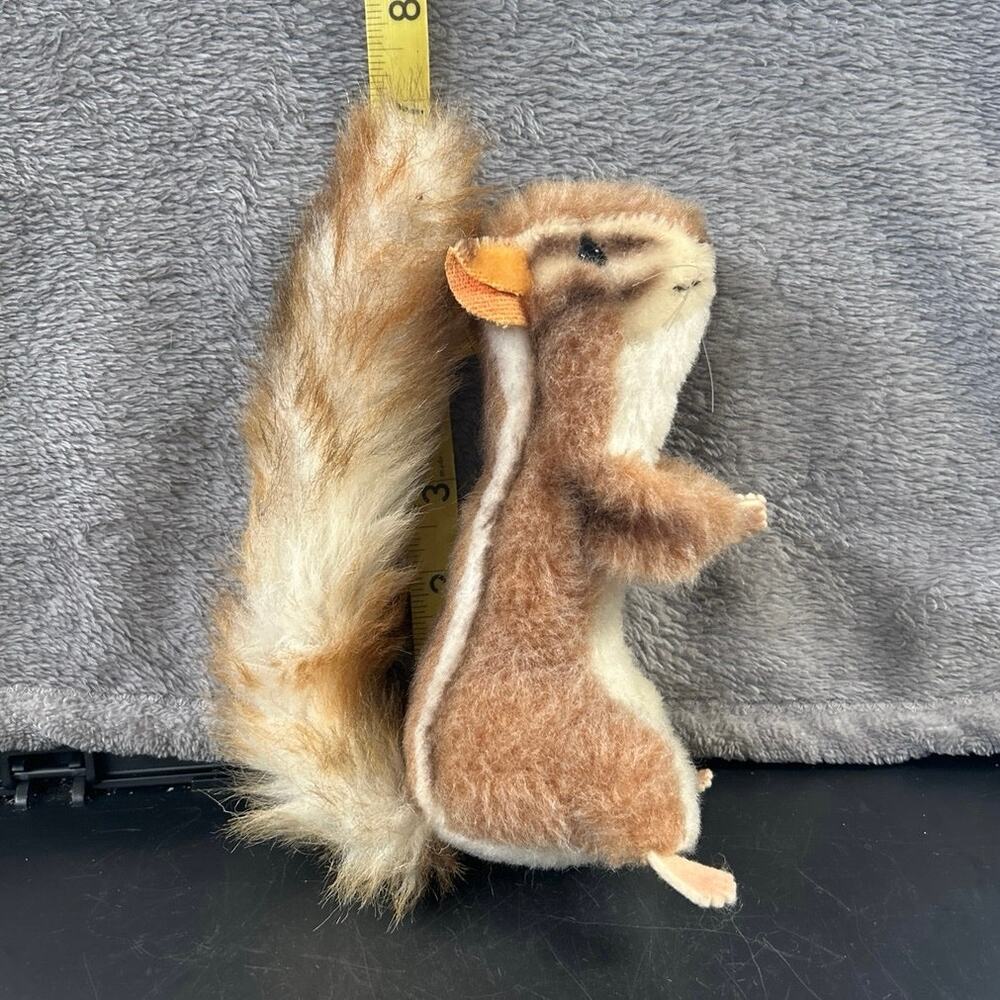 Steiff Chippy Chipmunk Plush Vintage With Ear Button